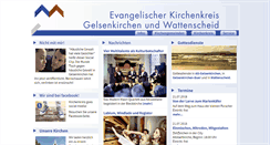 Desktop Screenshot of kirchegelsenkirchen.de